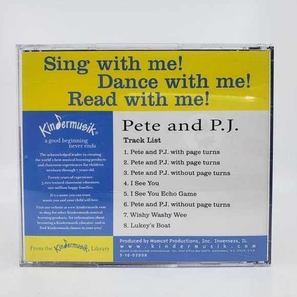 Pete and P.J. Sing with Me! Dance with Me! Read with Me! Audio CD 2000 Singalong - Picture 3 of 4